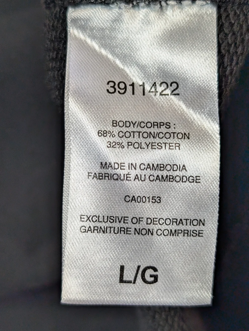 Champion Athletic Lightweight Sweatshirt Women's Large Black White Embroidered - Picture 8 of 9